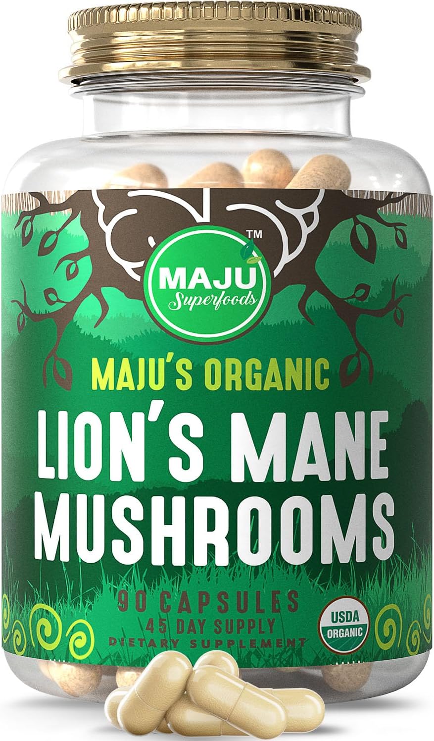 Organic Lions Mane Mushroom