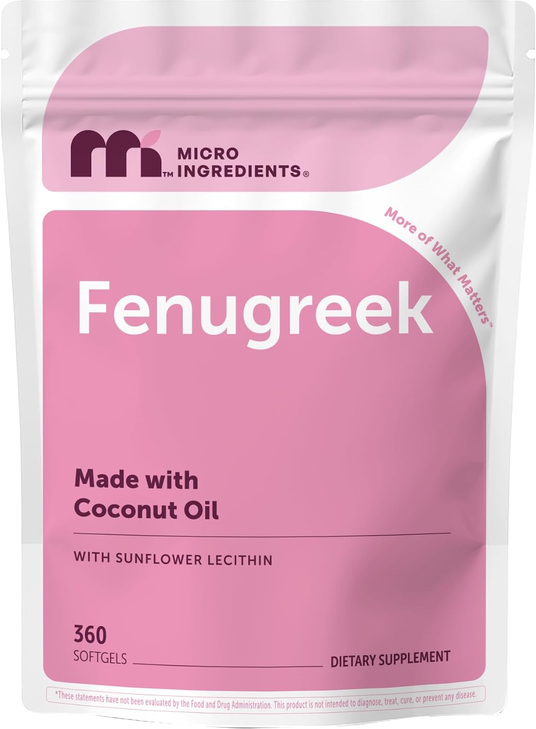 Fenugreek + Sunflower Lecithin